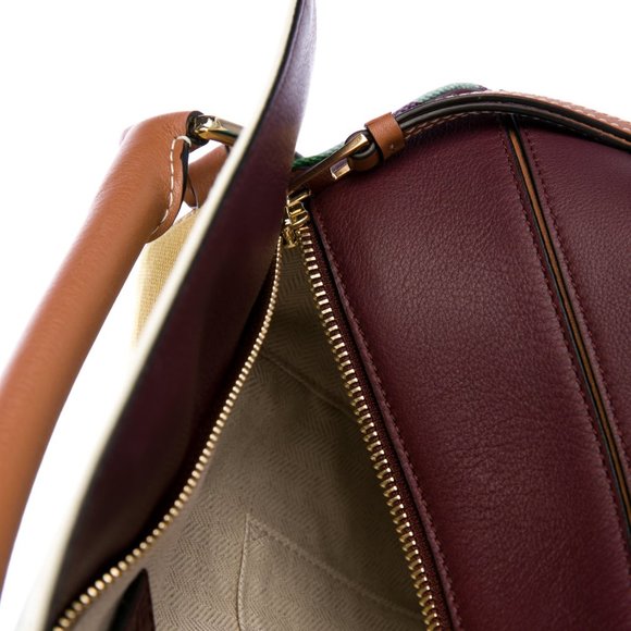 LOEWE Striped Medium Puzzle Bag - Picture 5 of 13